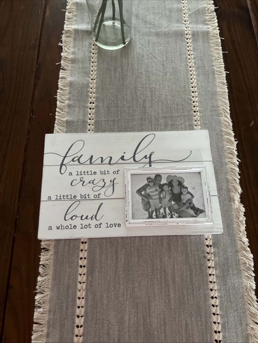6X4 Picture Frame Family White Plank Wood Country Farmhouse Rustic New